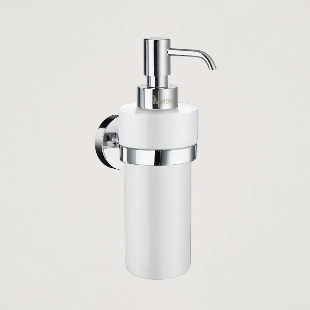 Tvålpump HK369P krom, porslin