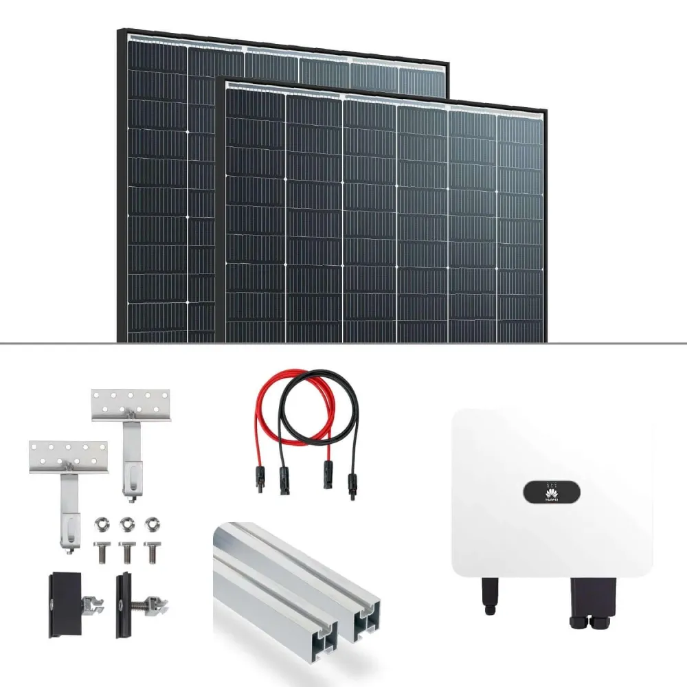 PV komplett paket Huawei 15KW snedtak installation Trina 435 Vertex S