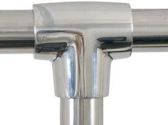T-stycke Ø22mm - 90 grader RF stål