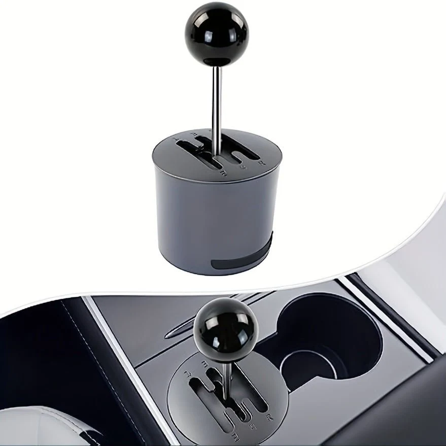 Tesla Model 3/Y Manual Shift Knob - Sleek Acrylic ABS, Single -Gear Spak för inre uppgradering - Tesla -gåvor