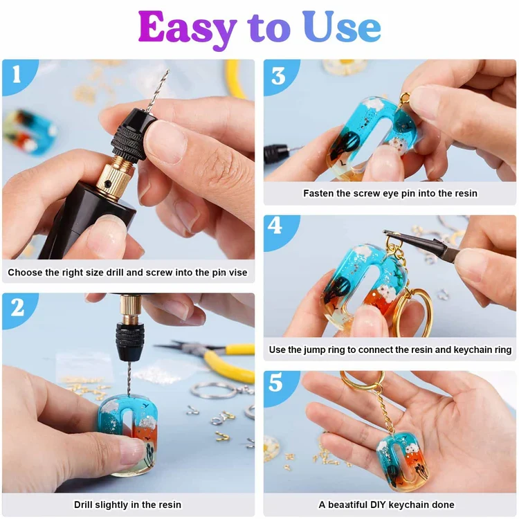 Let´s Resin Elektrisk handborr
