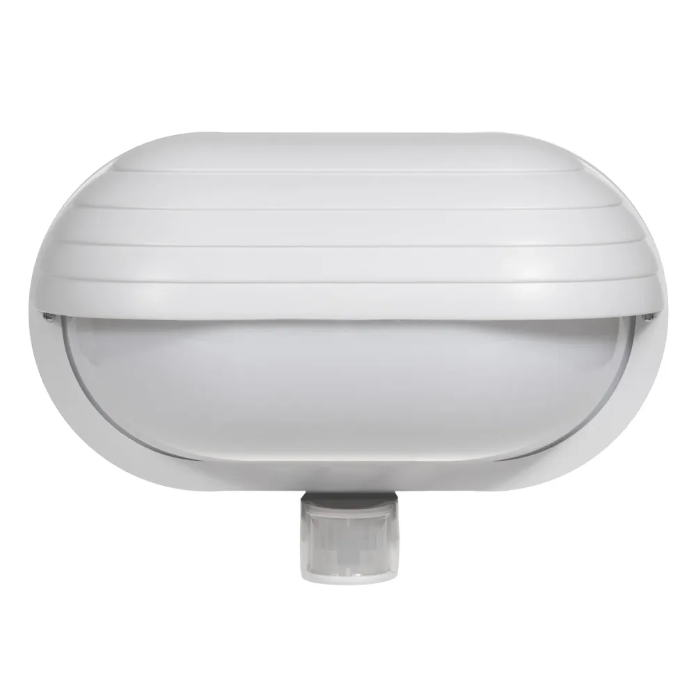 Maclean väggarmatur, med PIR-sensor, max. 60W, 180°, MCE33 W + LED 11W