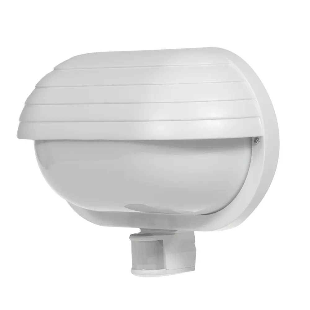 Maclean väggarmatur, med PIR-sensor, max. 60W, 180°, MCE33 W + LED 11W