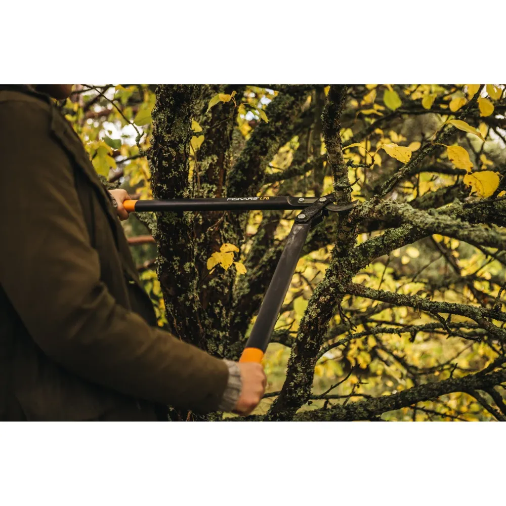 Fiskars PowerGear™ grensax m. utväxl & sidoskär L78 L