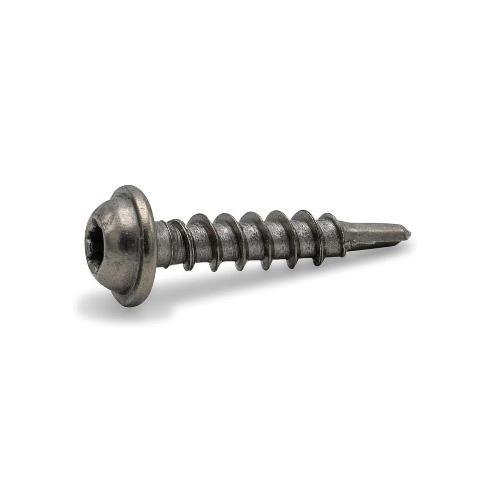 Fönsterbleckskruv med borrspets 3,9 x 20 mm rostfri 250-pack RAPID Vit