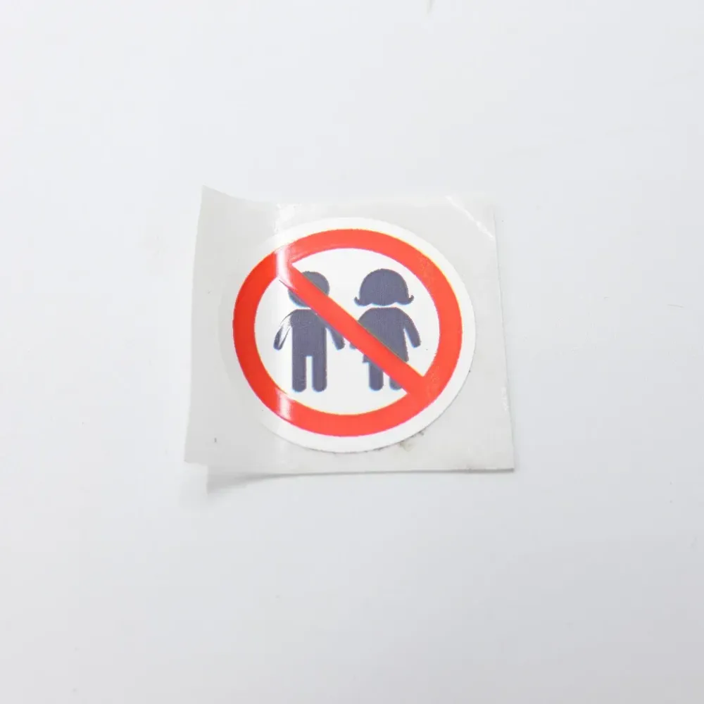 Vädersäker Safety Label