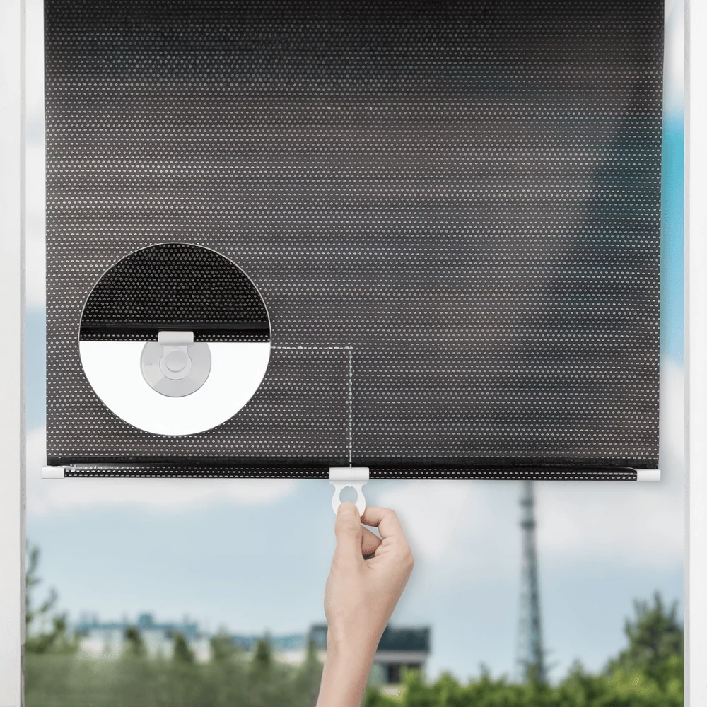 SunGuard - Ultimate UV-blockerare med Sugkopp för Rullgardiner 45