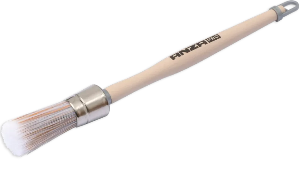 ANZA Super Rundpensel trä FSC-märkt - 25mm Följsam precisionspensel