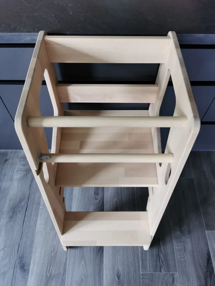 Brandklassad Montessori Tower Safety+ White
