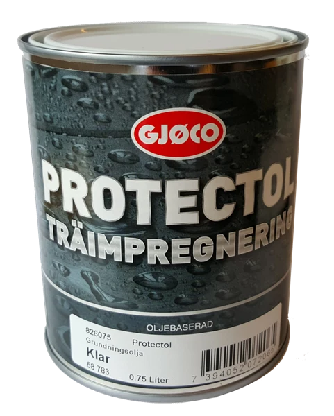 Gjøco Protectol Tydlig - impregneringsolja för virke 2 Remotes