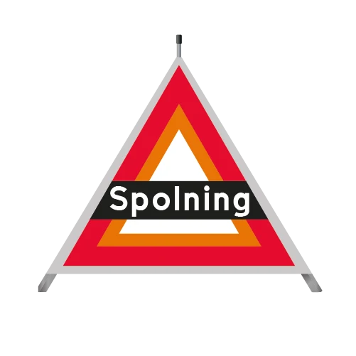 Heavy Duty Varningstält - Spolning