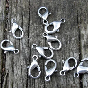 Klolås Silverfärgat - Kvalitetslås 15mm 15-pack
