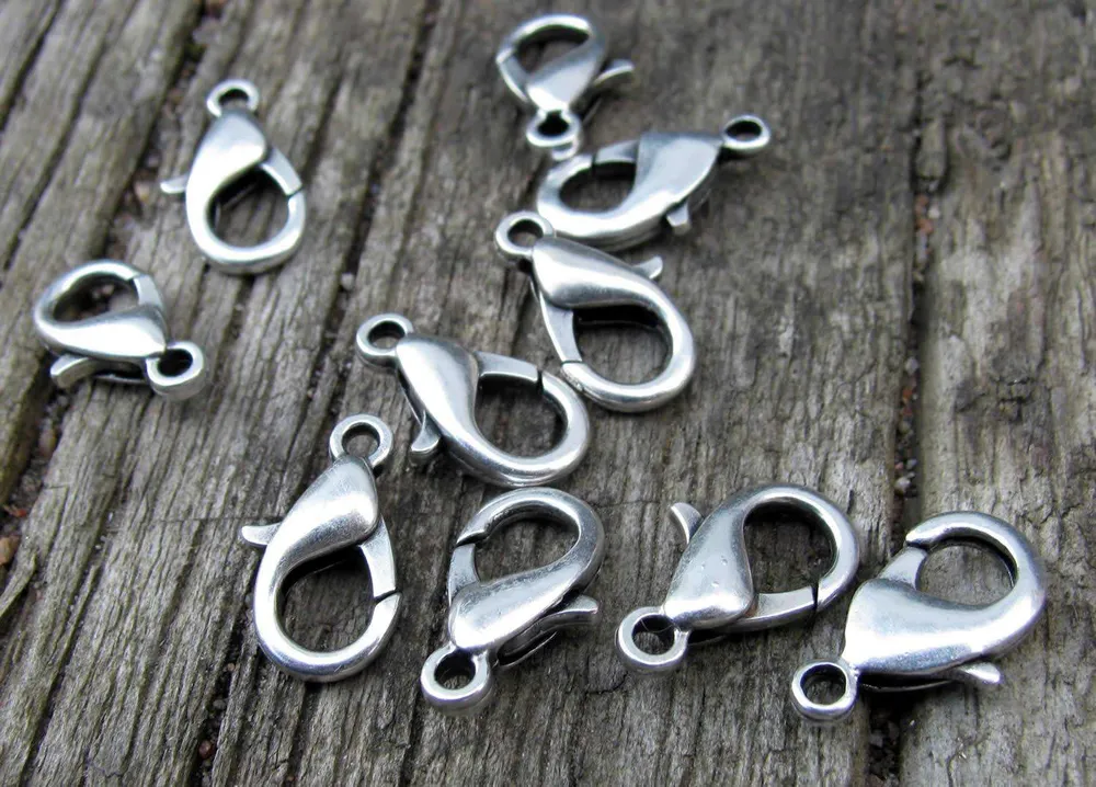 Klolås Silverfärgat - Kvalitetslås 15mm 15-pack