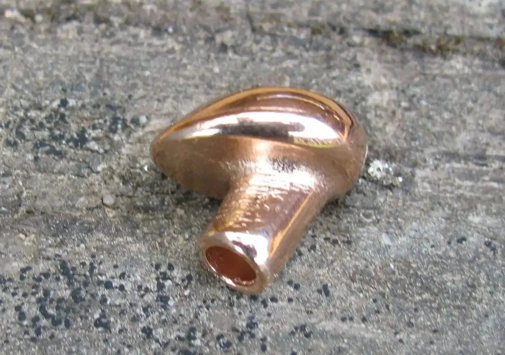 Lås Roséguldfärgat - Runda band och Rivoli 12mm 1 styck