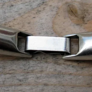 Lås Silverfärgat - Haklås för Runda Band 4,2mm, 1 Adjust