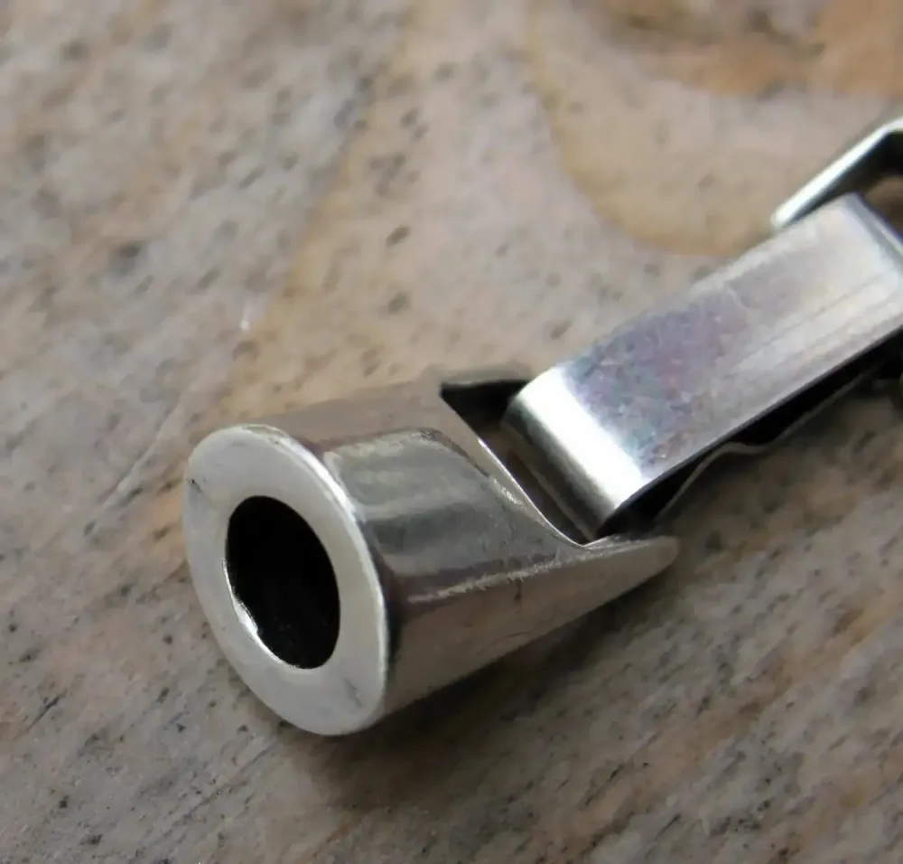 Lås Silverfärgat - Haklås för Runda Band 4,2mm, 1 Adjust