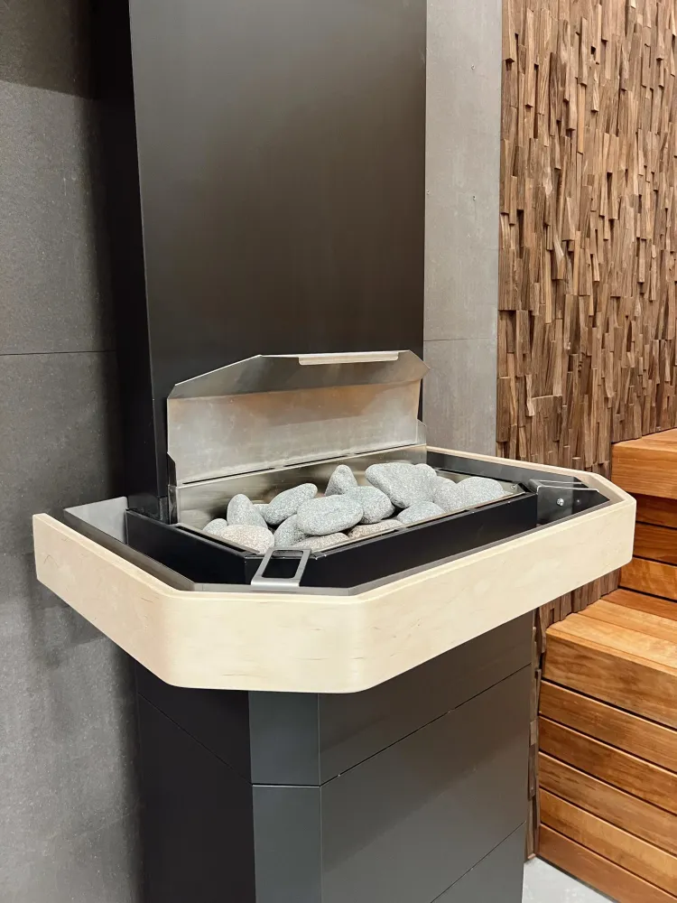 Säkerhetsräcke för bastuaggregat Saunum Experience