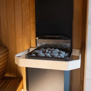 Säkerhetsräcke för bastuaggregat Saunum Experience