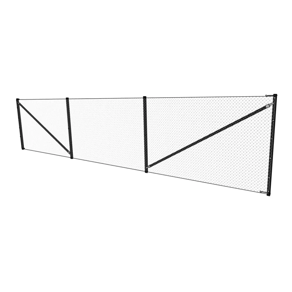 Stängselpaket 75m Kolsvart