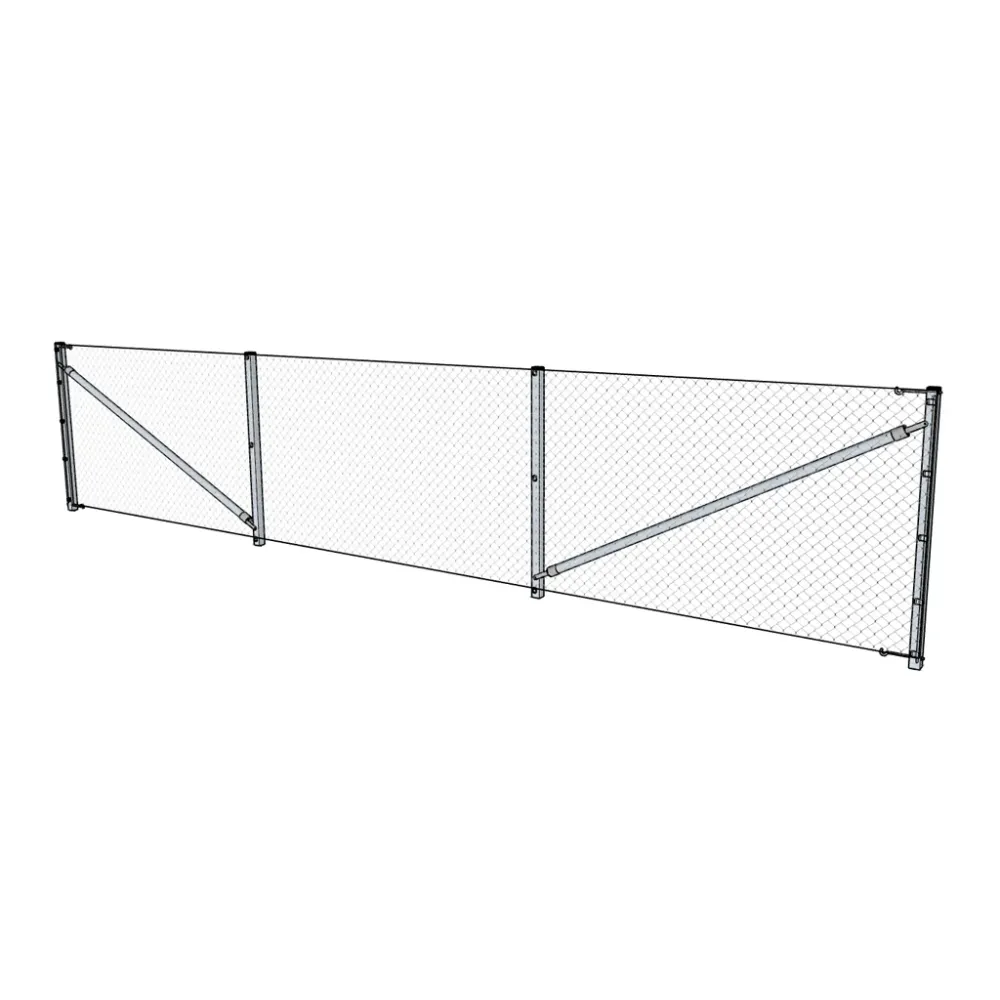 Stängselpaket 75m Varmförzinkat