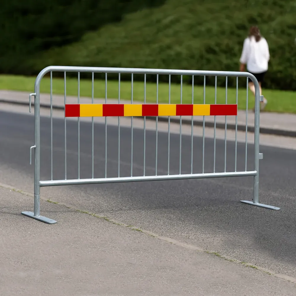 Stötbeständig Kravallstaket Plattfot