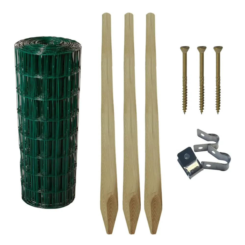 Trädgårdsstängsel 25m - Komplett paket 800mm