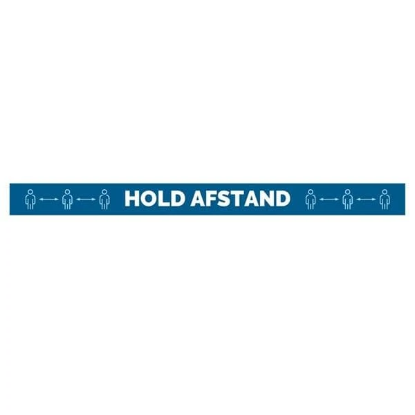 Håll avstånd - Golvfolie (inomhus)