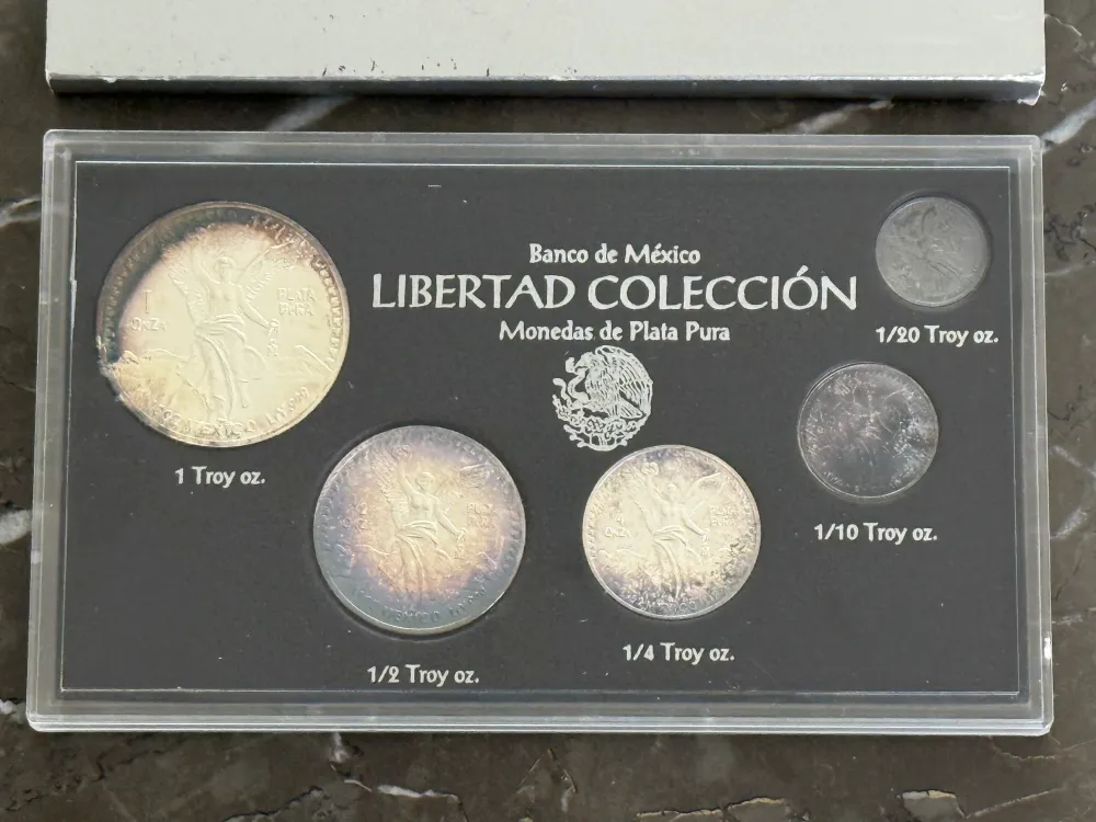 Banco de Mexico Libertad Colección 1992 silvermynt