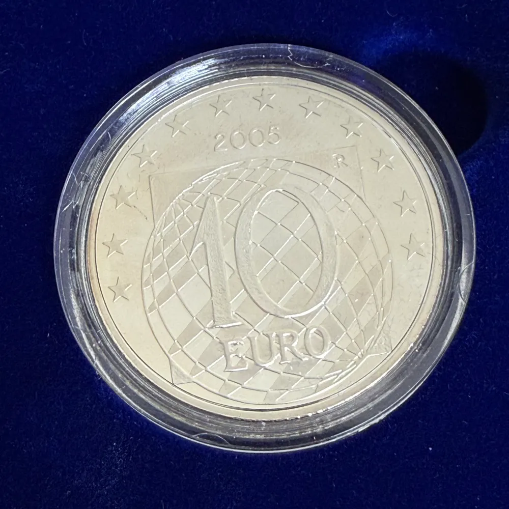 10 € Peace and Freedom Europe silvermyntsäker version