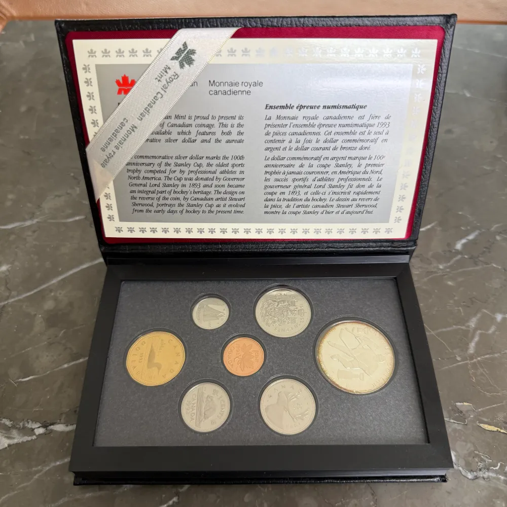 Royal Canadian Mint 1993 Kanada myntuppsättning