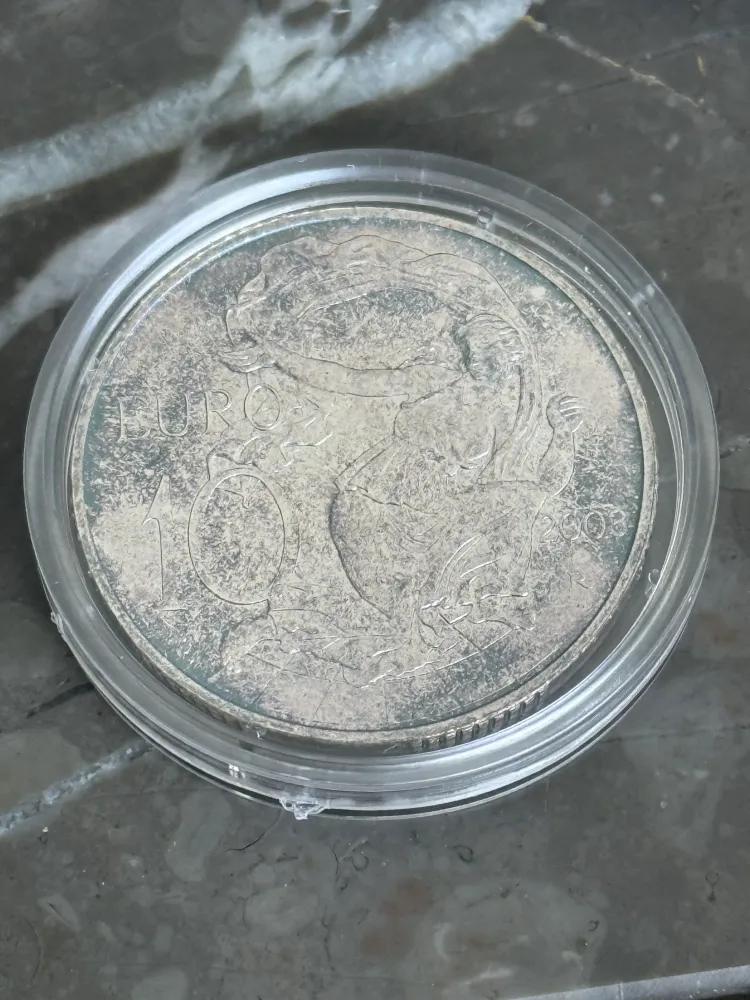 Silvermynt 5 € 10 € Folkens Europa
