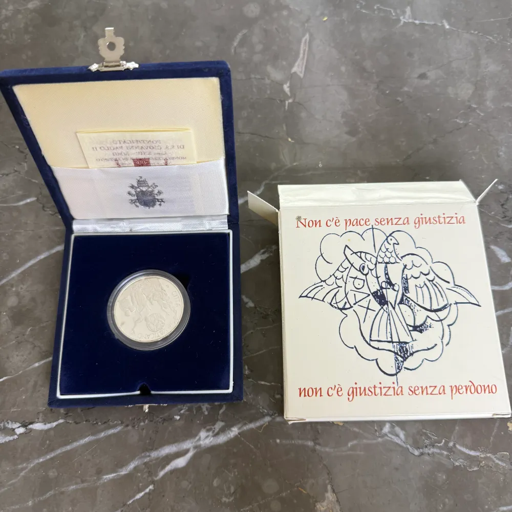 Silvermynt 10€ Pontificate His Helighet Johannes Paulus II år XXIV 2002