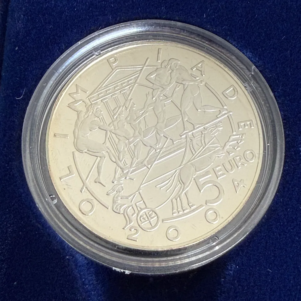 Silvermynt 5 € 10 € Republiken San Marino OS 2004