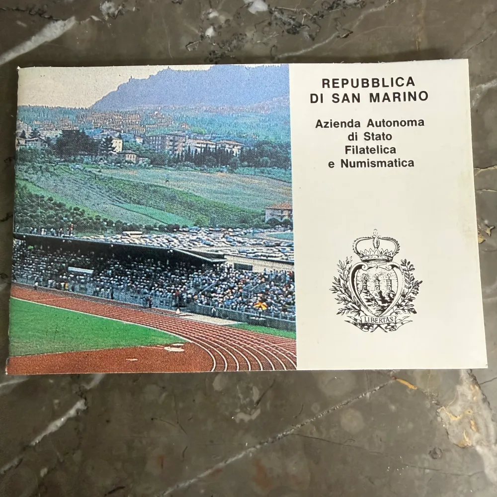 Silvermynt Republiken San Marino XV vinter-OS i Calgary och XXIV olympiska spelen i Seoul 1988
