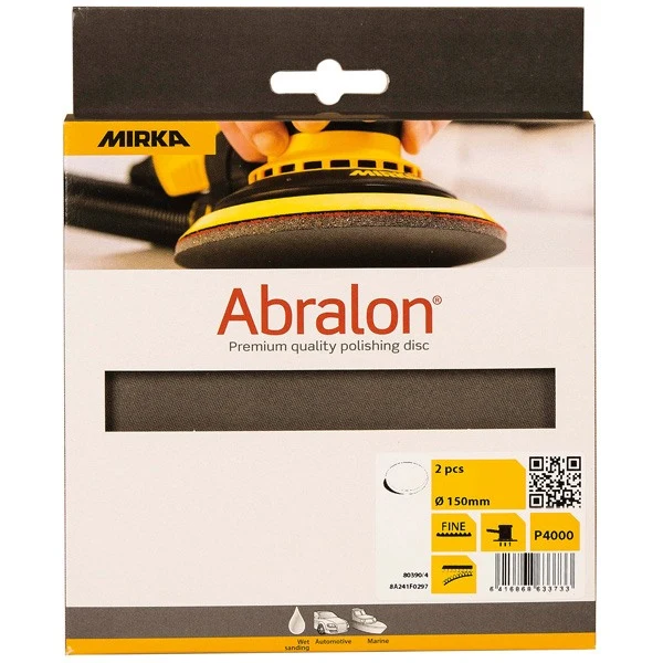 Mirka abralon Ø150 mm p4000 - 2 st