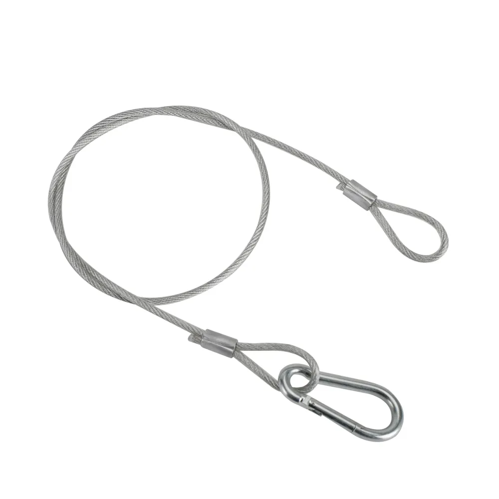 1/5/10 st 26.4"Ståltrådssäkerhetskabel för scenljusklämma Par-ljus