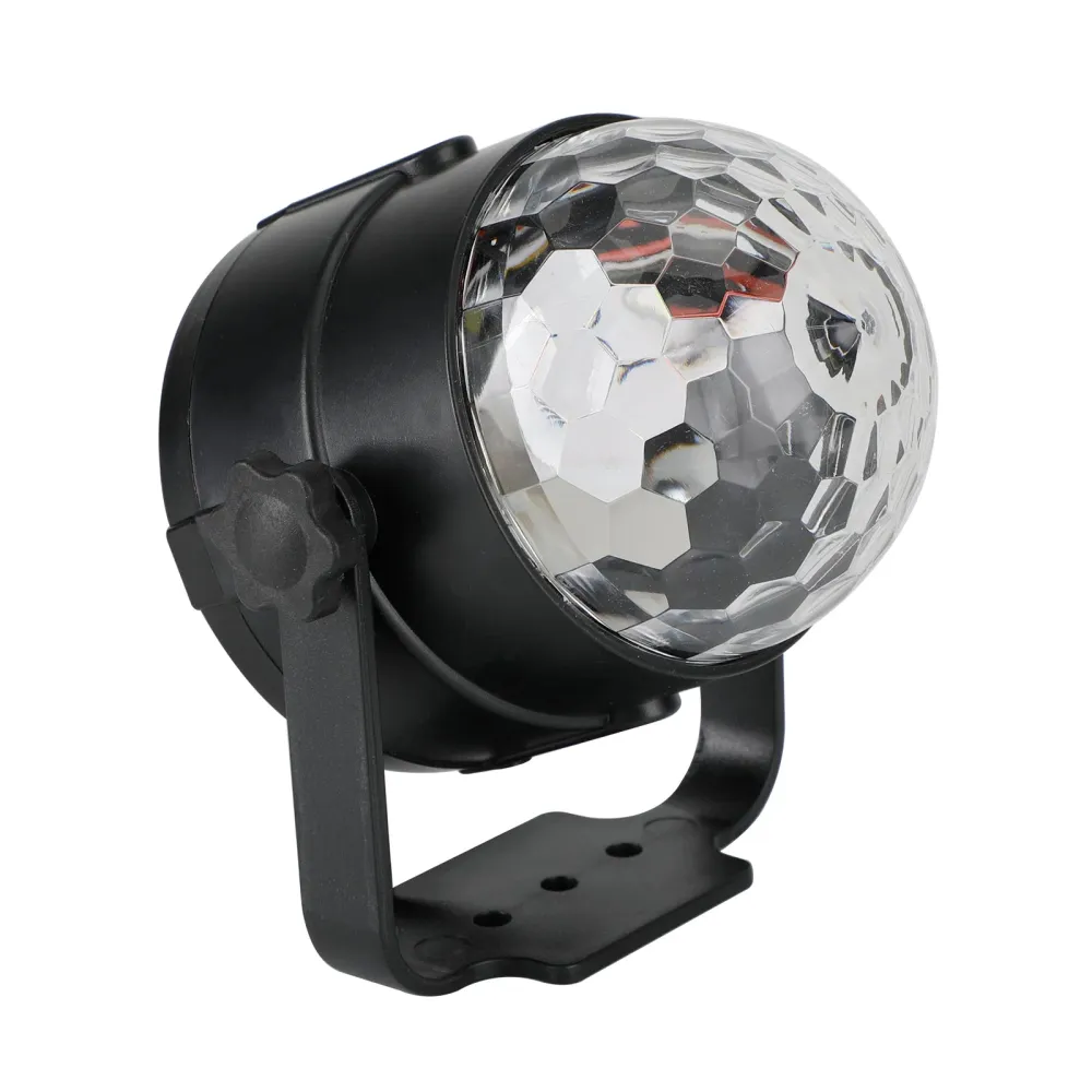 Disco Light Magic Ball LED Light RGB Rotating Club DJ Stage Light med avlägsna