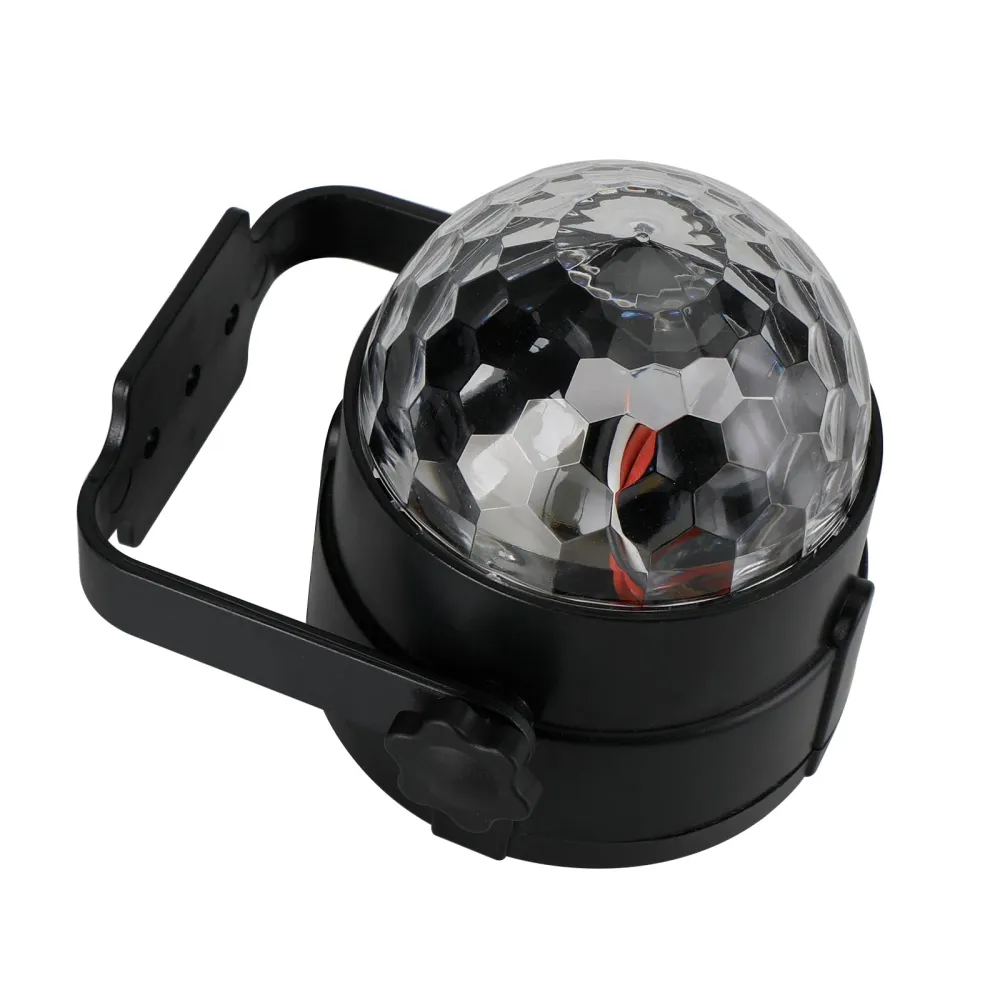 Disco Light Magic Ball LED Light RGB Rotating Club DJ Stage Light med avlägsna