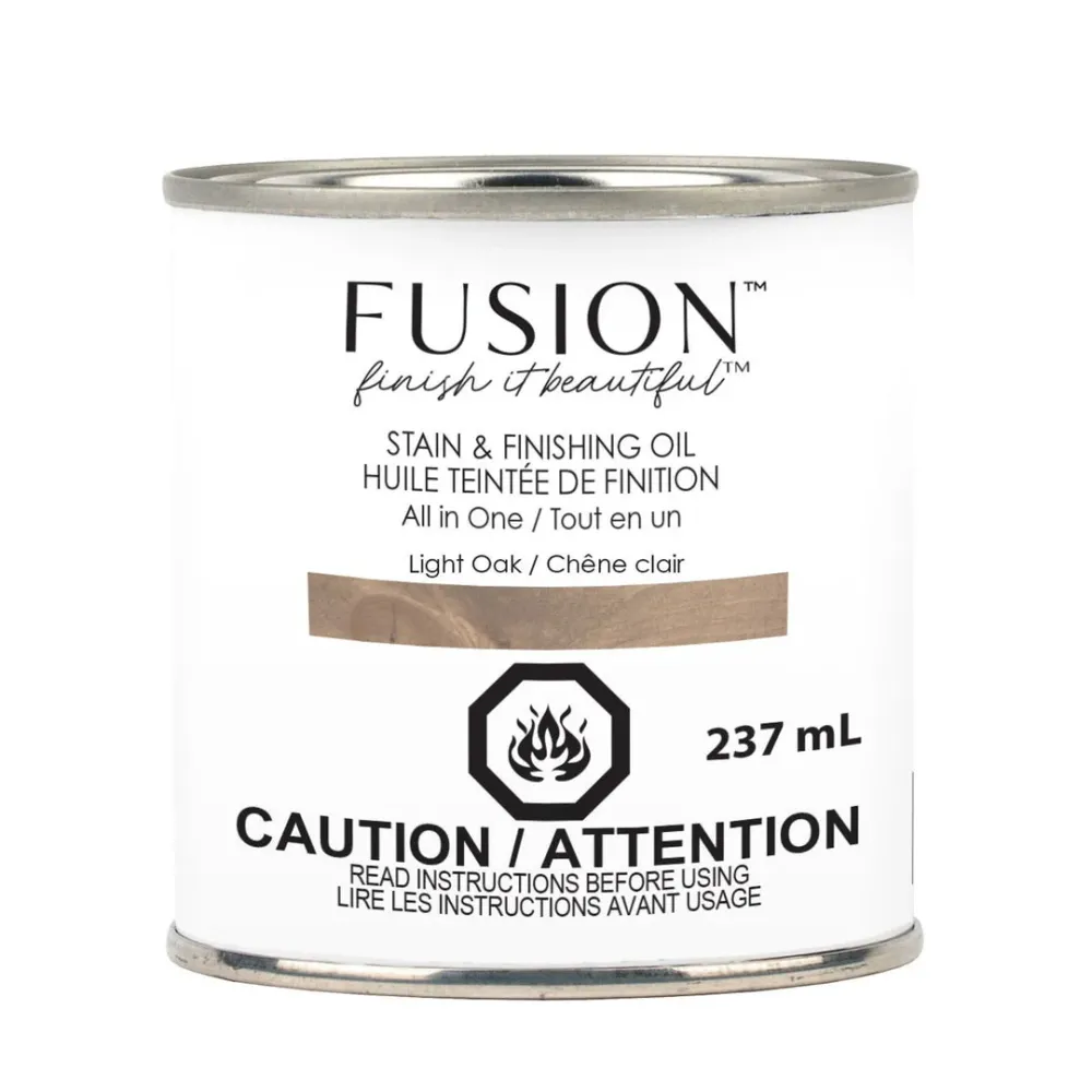 Fusion Stain and finishing oil Low VOC White