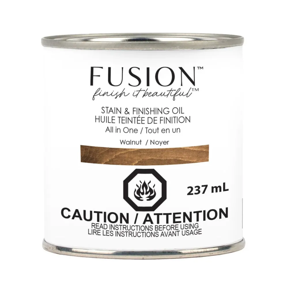 Fusion Stain and finishing oil Low VOC White