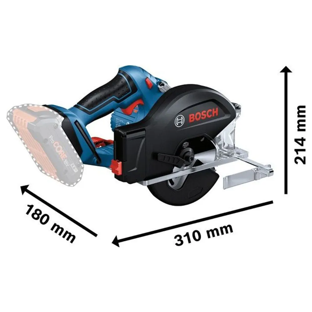 Bosch Professional GKM 18V-50 PRO 18V Cirkelsåg