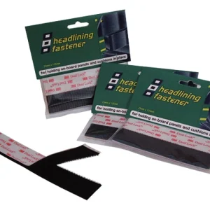 PSP, dubbelhäftande Dual-lock, 25 mm x 125 mm, Transparent (1 st.)