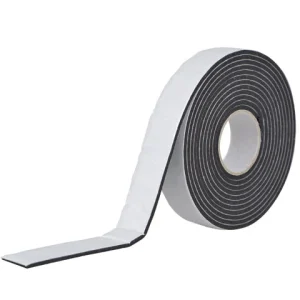 PSP, dubbelsidigt självhäftande svampgummi, svart 19x3mm 3m