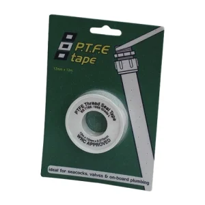PSP, PTFE-tejp, vit 12 mm x 12 m (1 st.)