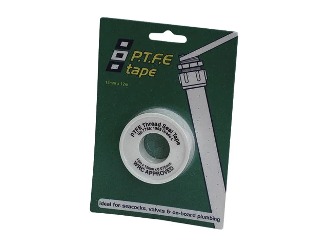 PSP, PTFE-tejp, vit 12 mm x 12 m (1 st.)