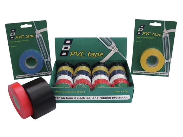 PSP, PVC-tejp, gul, 19 mm x 20 m (1 st.)
