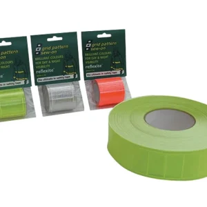 PSP, reflekterande halkfri tejp vit, 50 mm x 1 m