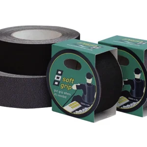 PSP, Soft-Grip Tejp, svart 50mm x 4m