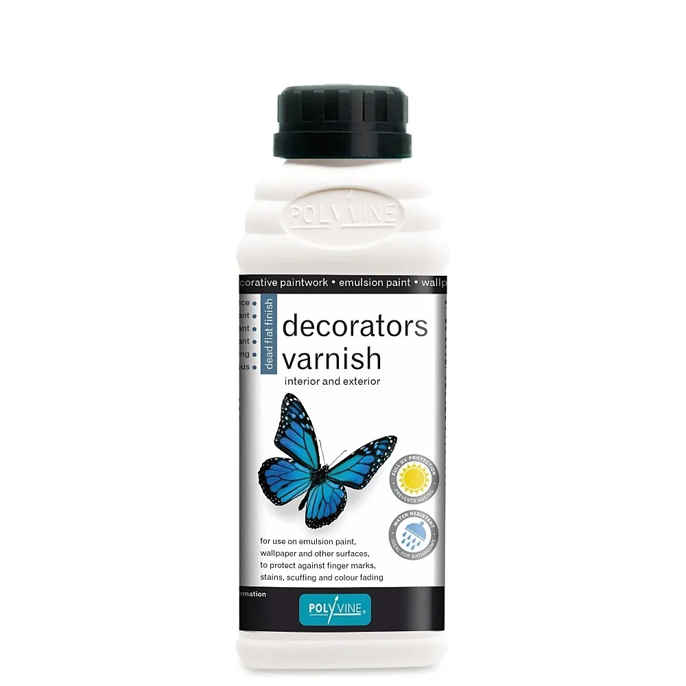 Polyvine - Decorators varnish, 500 ml - Water-Based Formula