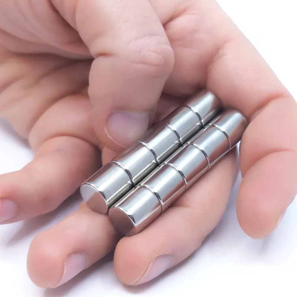 Supermagnet 10x10 mm, Skiva
